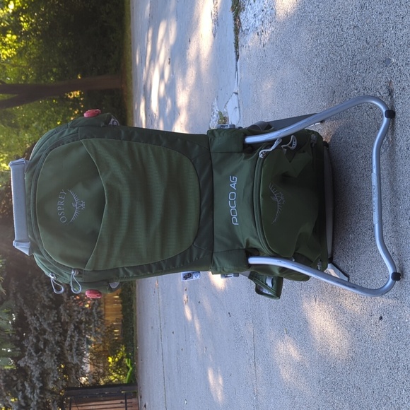 Osprey Poco AG Green Child Carrier Backpack - Gently used - Picture 1 of 4
